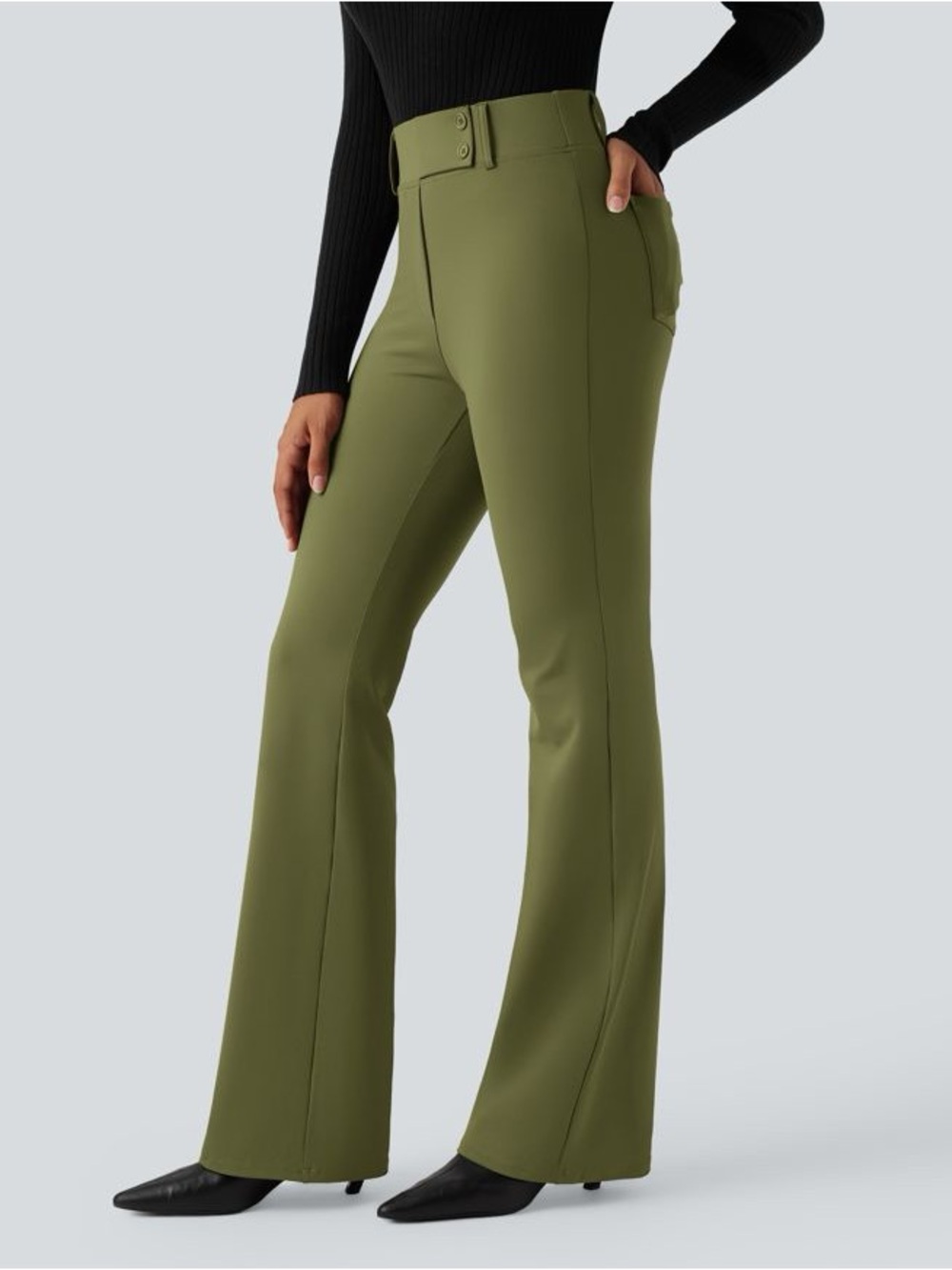 Halara Flex™ DayStretch High Waisted Flare Work Pants with Pockets